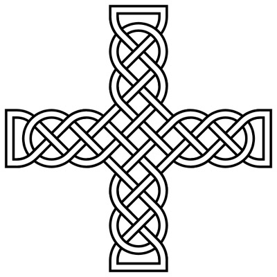 Free celtic cross clipart 3