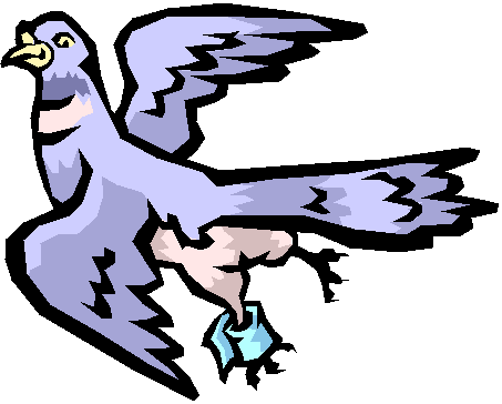 Pigeon sending clipart free clipart images