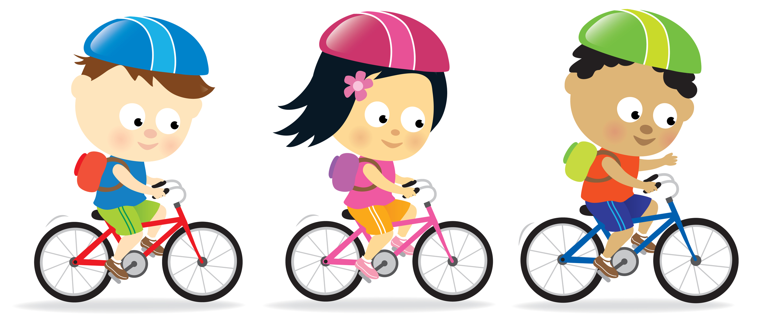 Bicycle safety clipart