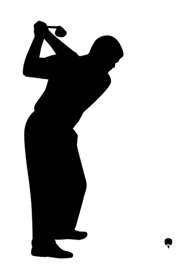 Golfer different kinds of sports clipart