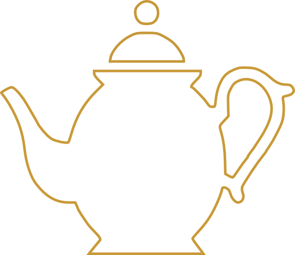 Teapot teacup clipart black and white free clipart images