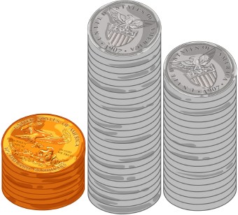Coin money clip art