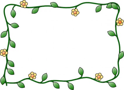 Flower border flower frame clip art free vector in open office drawing svg