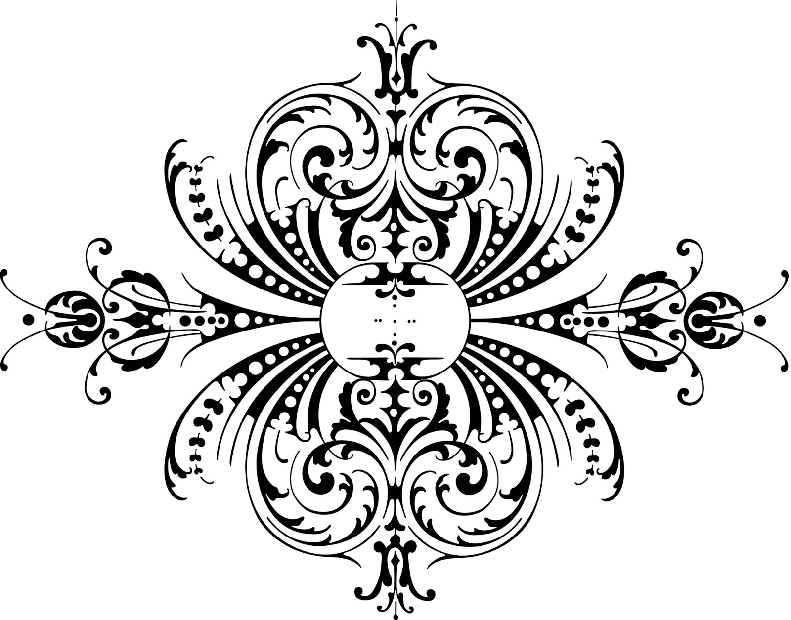 Free vintage clip art images free calligraphic ornaments