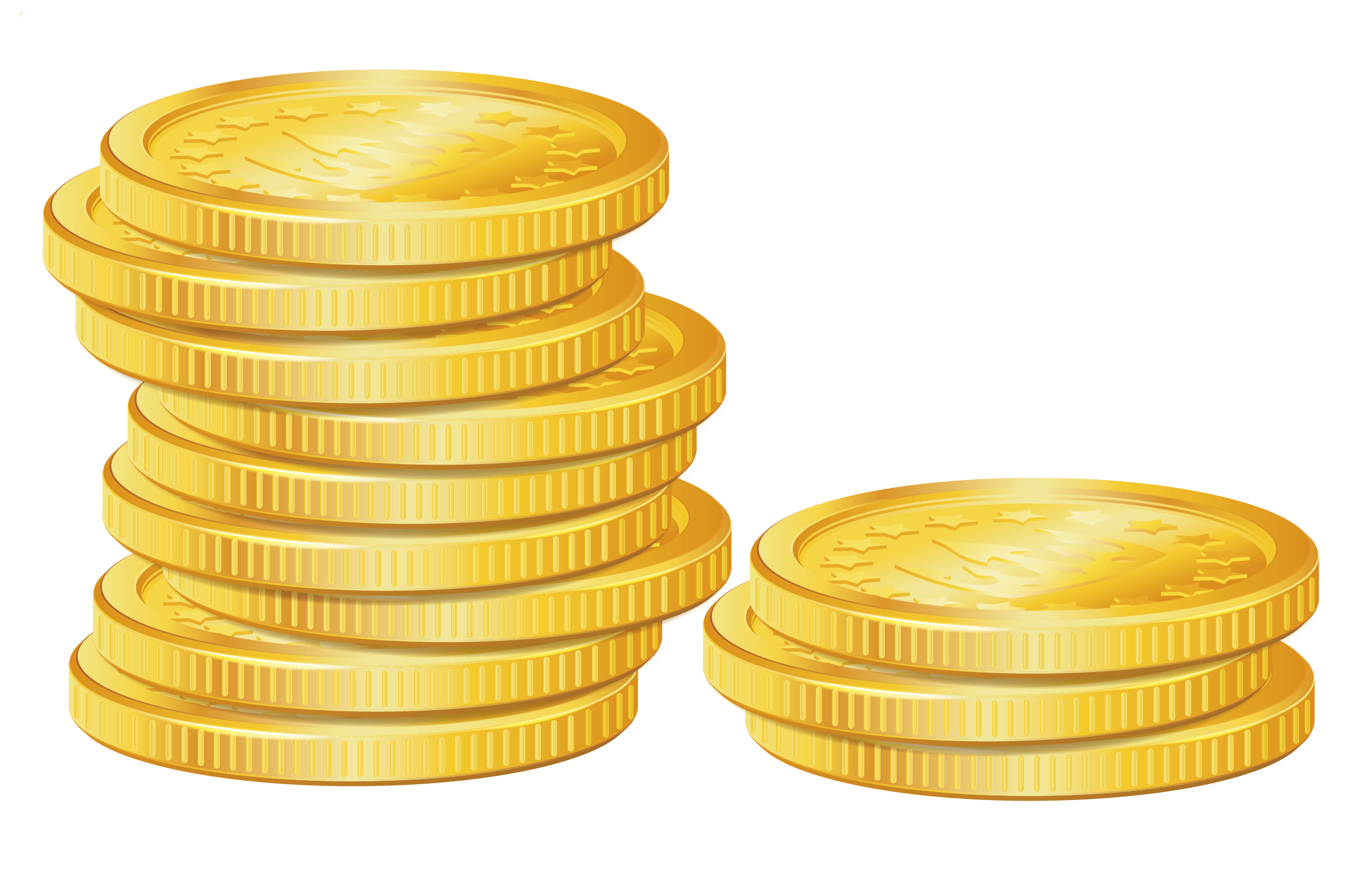 Pile of coins picture clipart