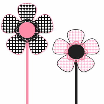 Plaid flower border clip art plaid flower border image