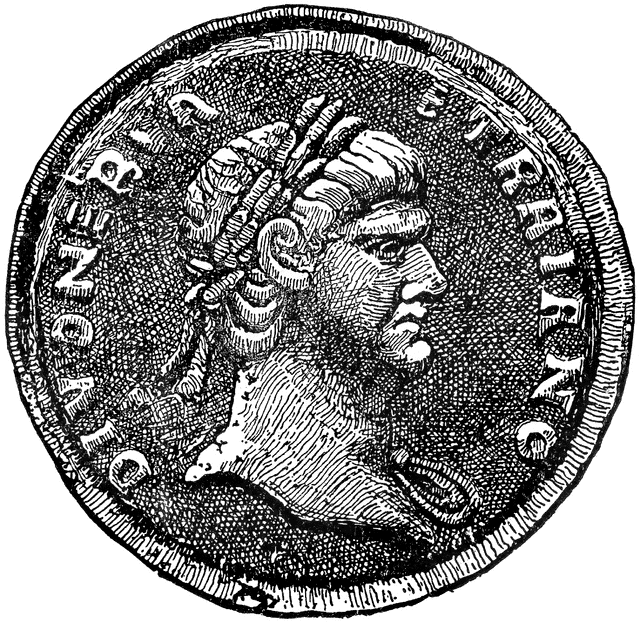 Roman coin clipart etc