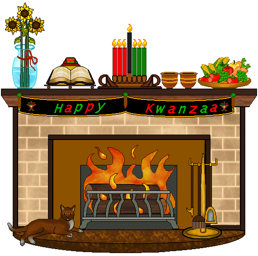 Fireplace clipart 3