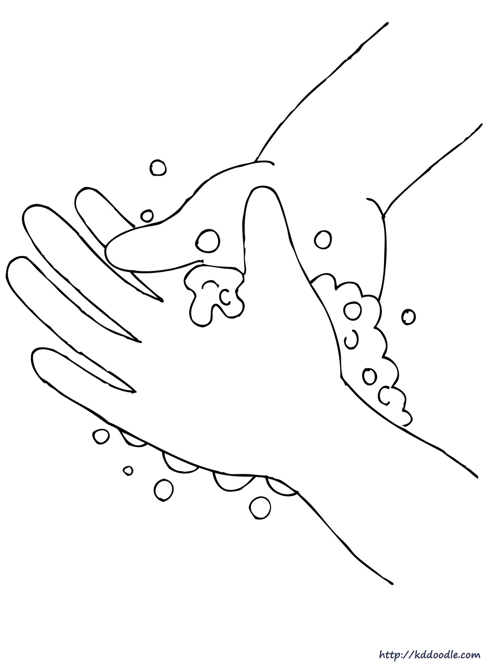 Hand washing free coloring pages of how to wash your hands clip art