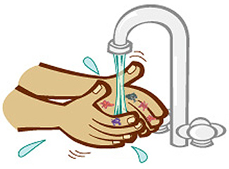 Hand washing washing hands clipart