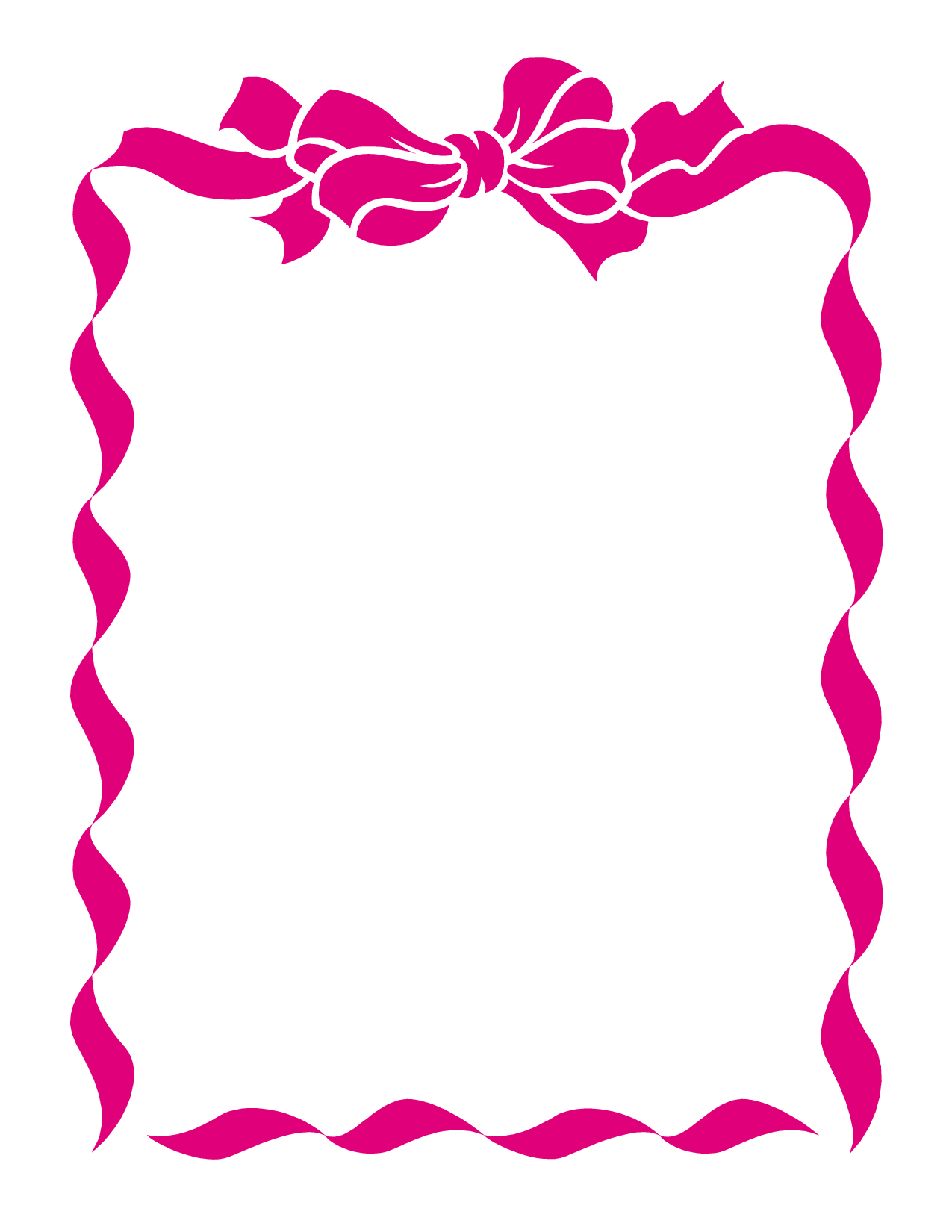 Pink ribbon printable breast cancer ribbon clipart