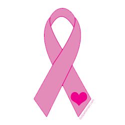 Pink ribbon with heart clip art free pink ribbon clip art