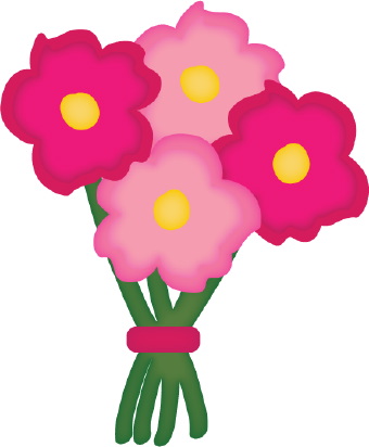 Clipart flower bouquet