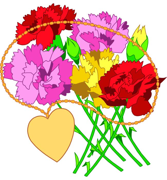Flower bouquet clip art free clipart images