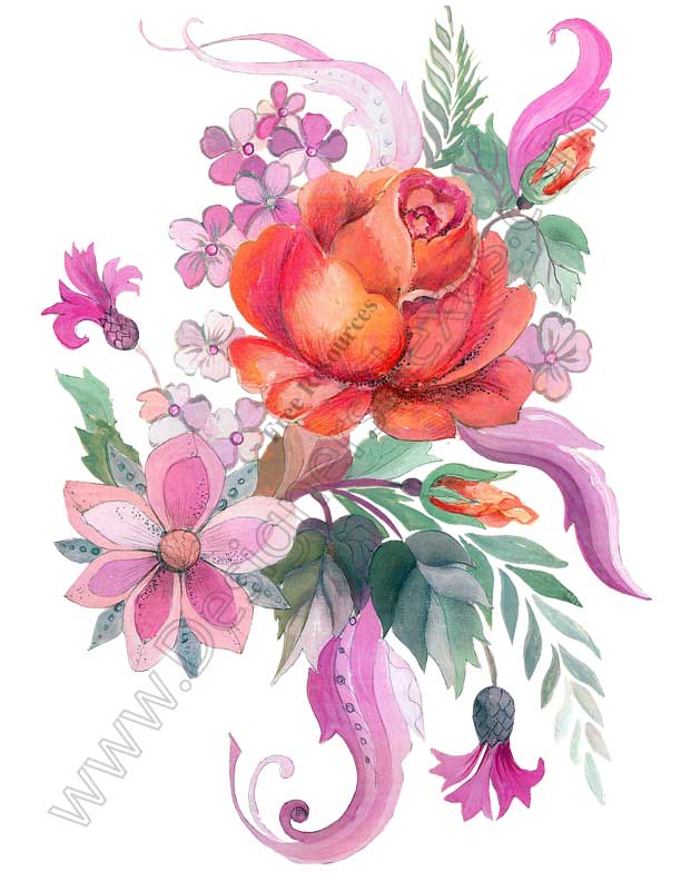 Flower bouquet free downloads floral clip art 