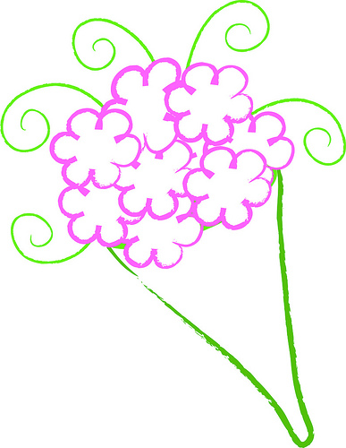 Purple flower bouquet clipart free clipart images 3