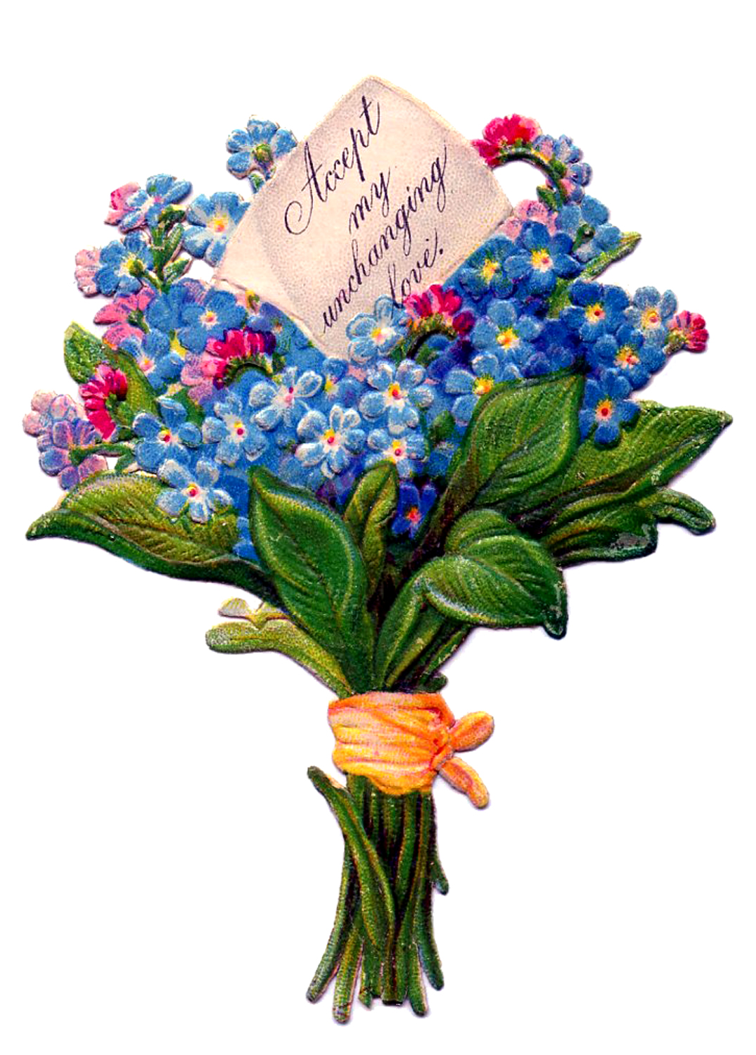 Vintage flower bouquet clipart