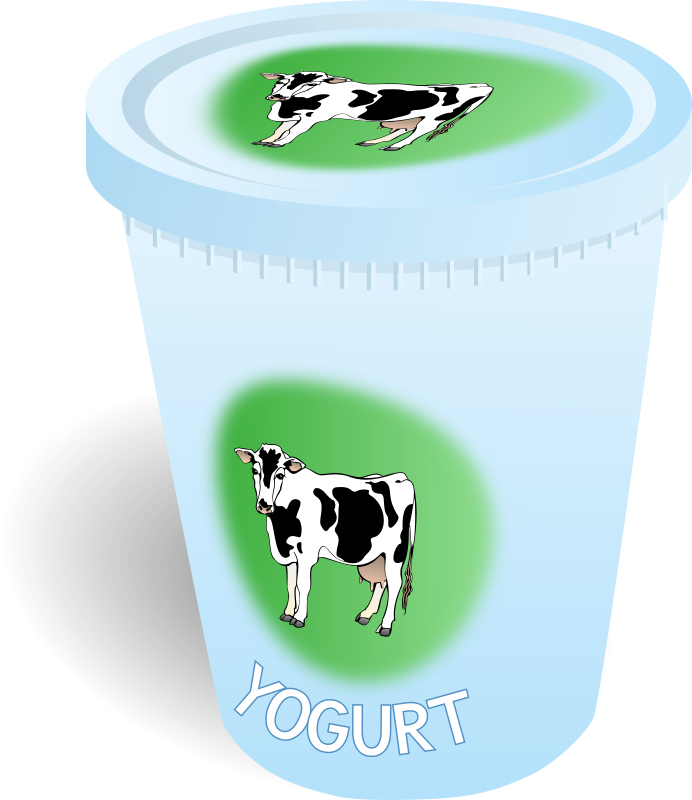 Yogurt free to use  clipart