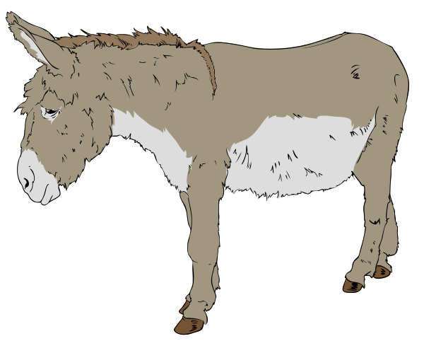 Donkey clip art download