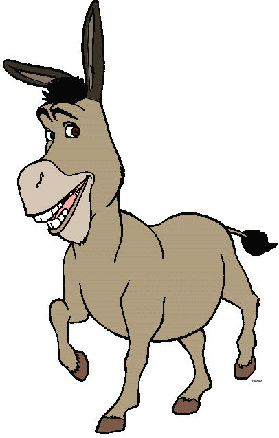Donkey clip art free clipart images