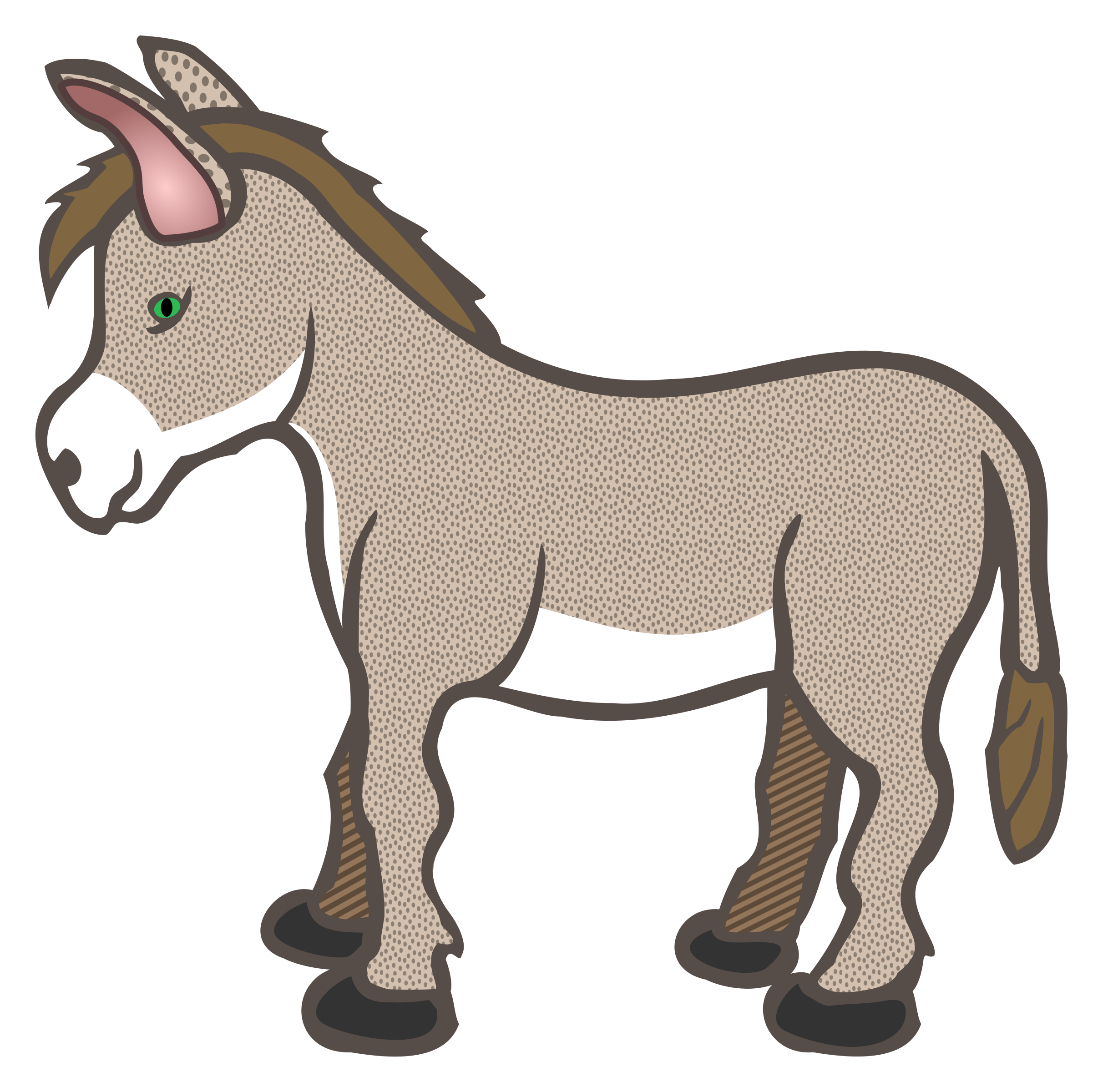 Donkey clipart free clipart images 2