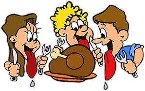 Hungry free thanksgiving s animated clipart