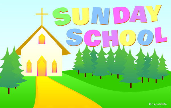 Rural sunday school church graphics  clipart