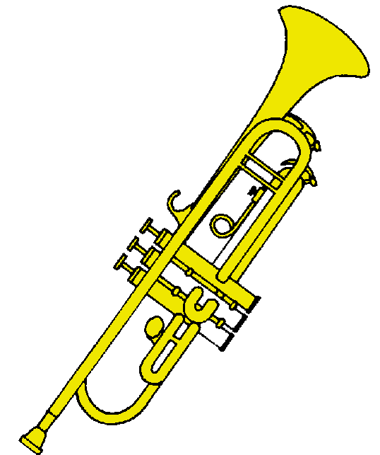 Trumpet clip art free clipart images 5