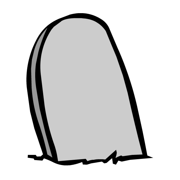 Headstone rip tombstone clipart