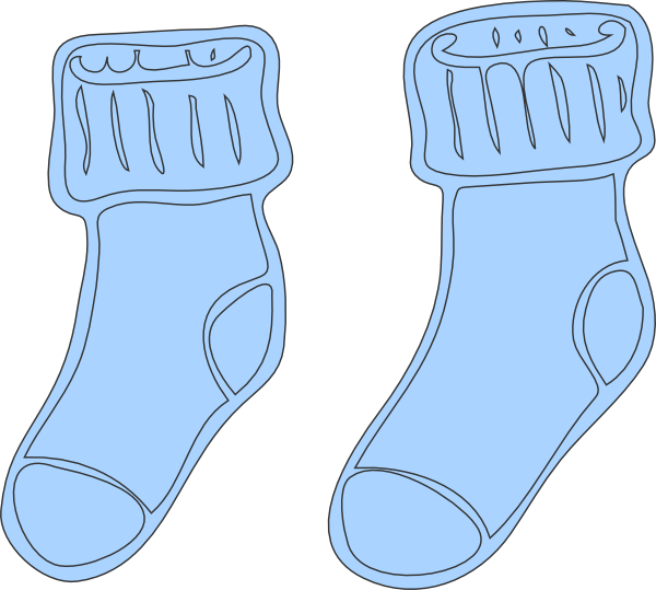 Socks clip art at clker vector clip art free
