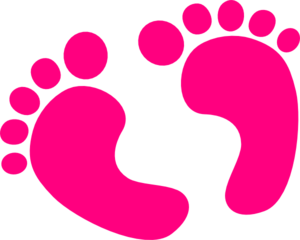 Baby feet clip art clipart