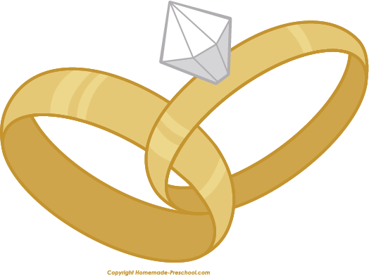 Free wedding rings clipart