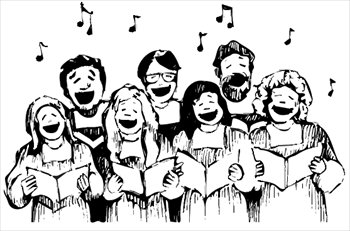 Men choir singing clipart clipart kid