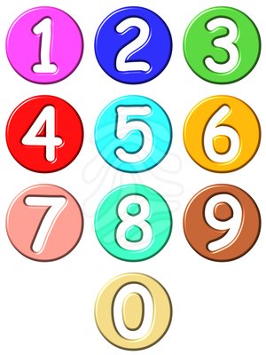 Numbers clip art kids free clipart images