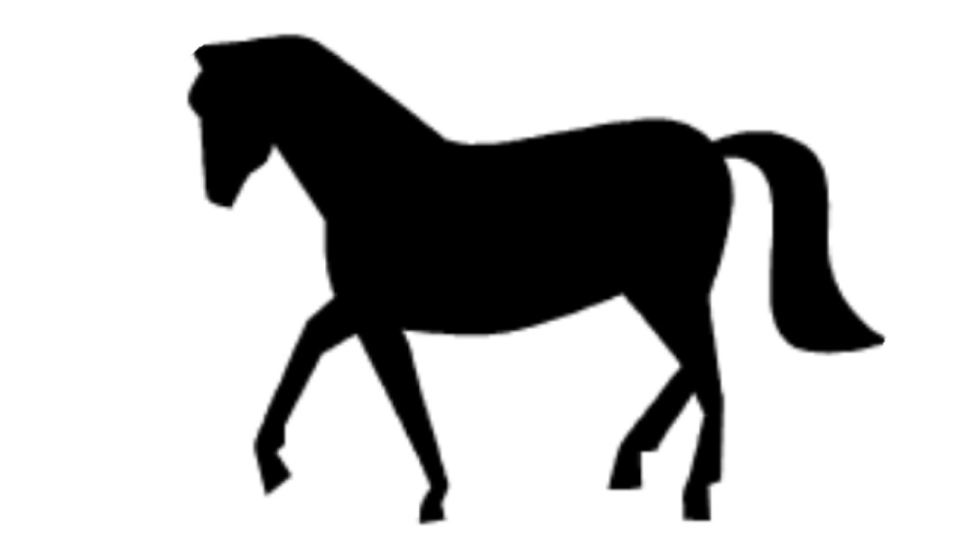 Horse clip art black and white free clipart images