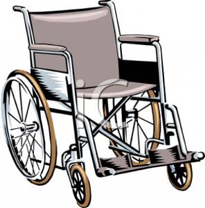 A wheelchair free clipart picture
