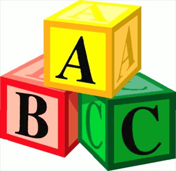 Abc blocks clipart black and white free clipart 3