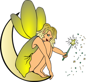 Fairy yellow magic clip art high quality clip art