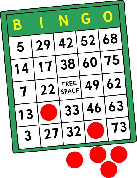 Free bingo clipart co