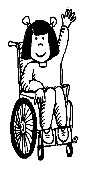 Girl in wheelchair clip art gallery