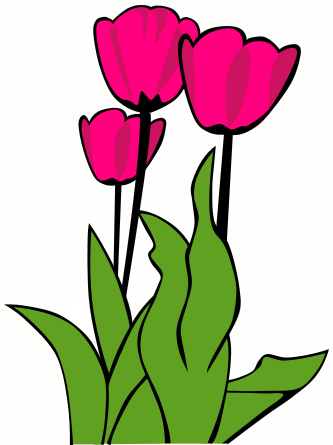 Free tulip clipart public domain flower clip art images and