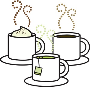 Hot drinks clipart