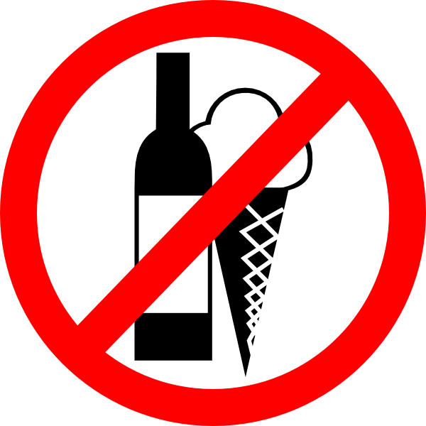 No food or drinks clipart clipart