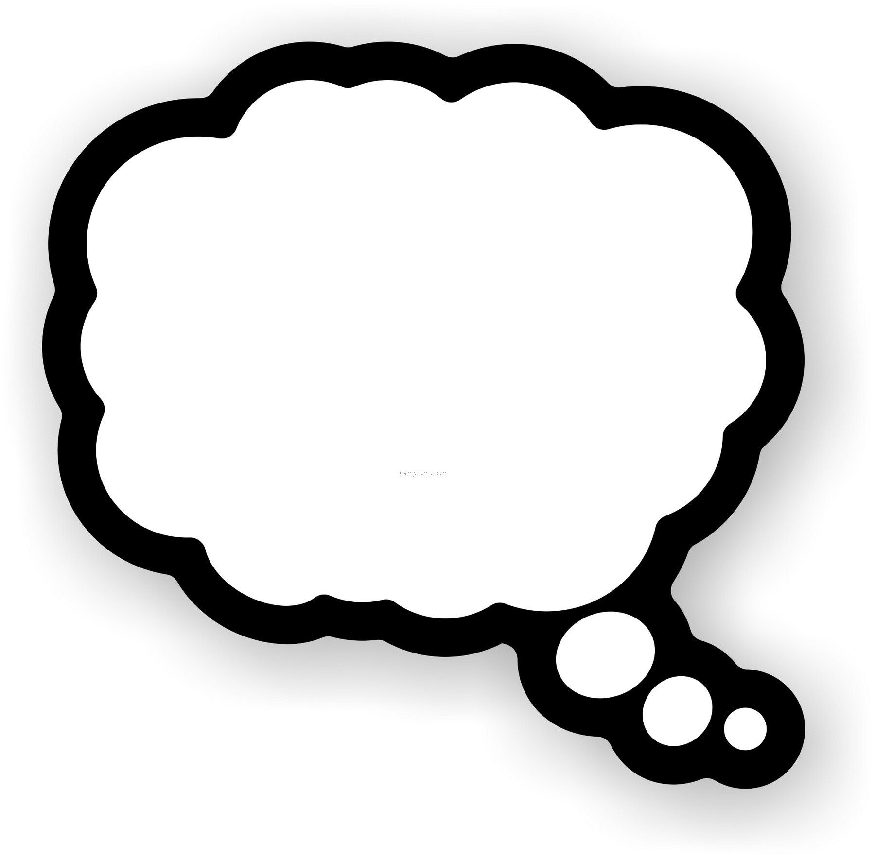 Person thinking with thought bubble free clipart 3