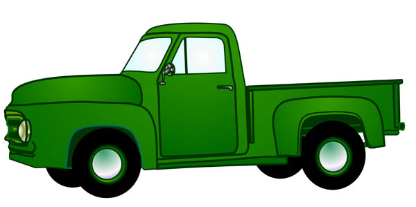 Pickup truck free clipart