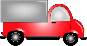 Pickup truck truck clipart image cartoon delivery truck