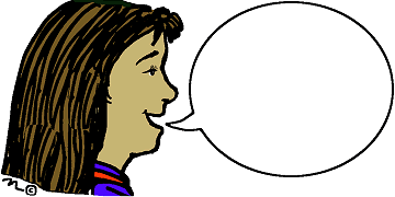 Thought bubble word bubble with person clipart clipart kid