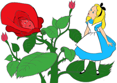 Alice in wonderland alice in wondereland flowers clip art images disney clip art galore