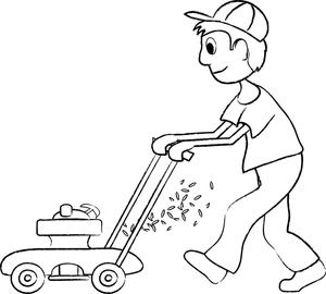 Free lawn mower pictures clipart