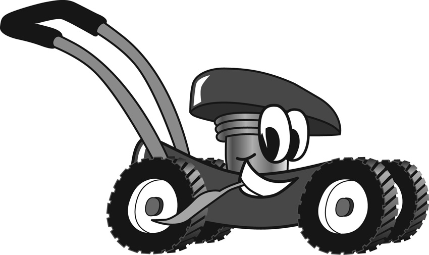 Funny lawn mower clipart clipart kid